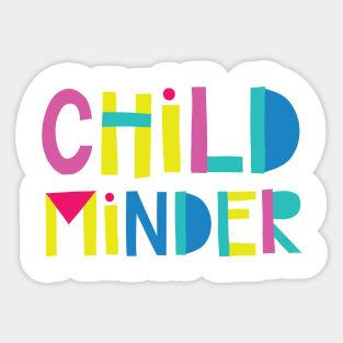 Childminder Gift Idea Cute Back to School Sticker